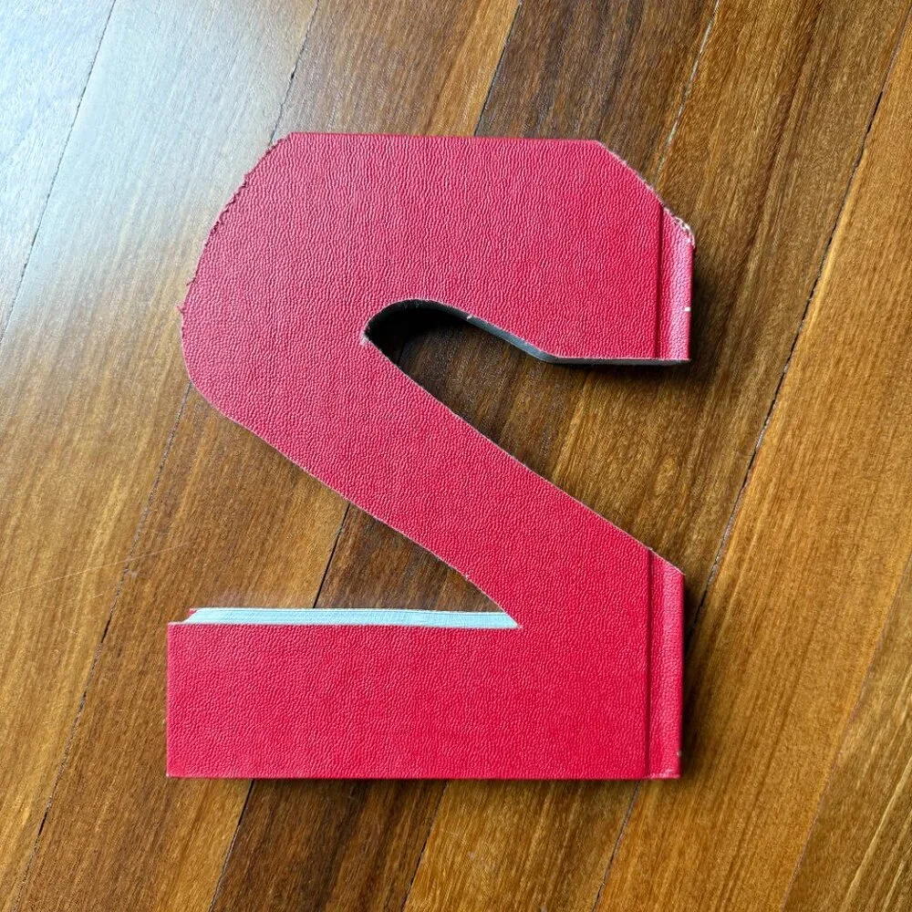 Vintage Book Monogram Number - 2 (Two)